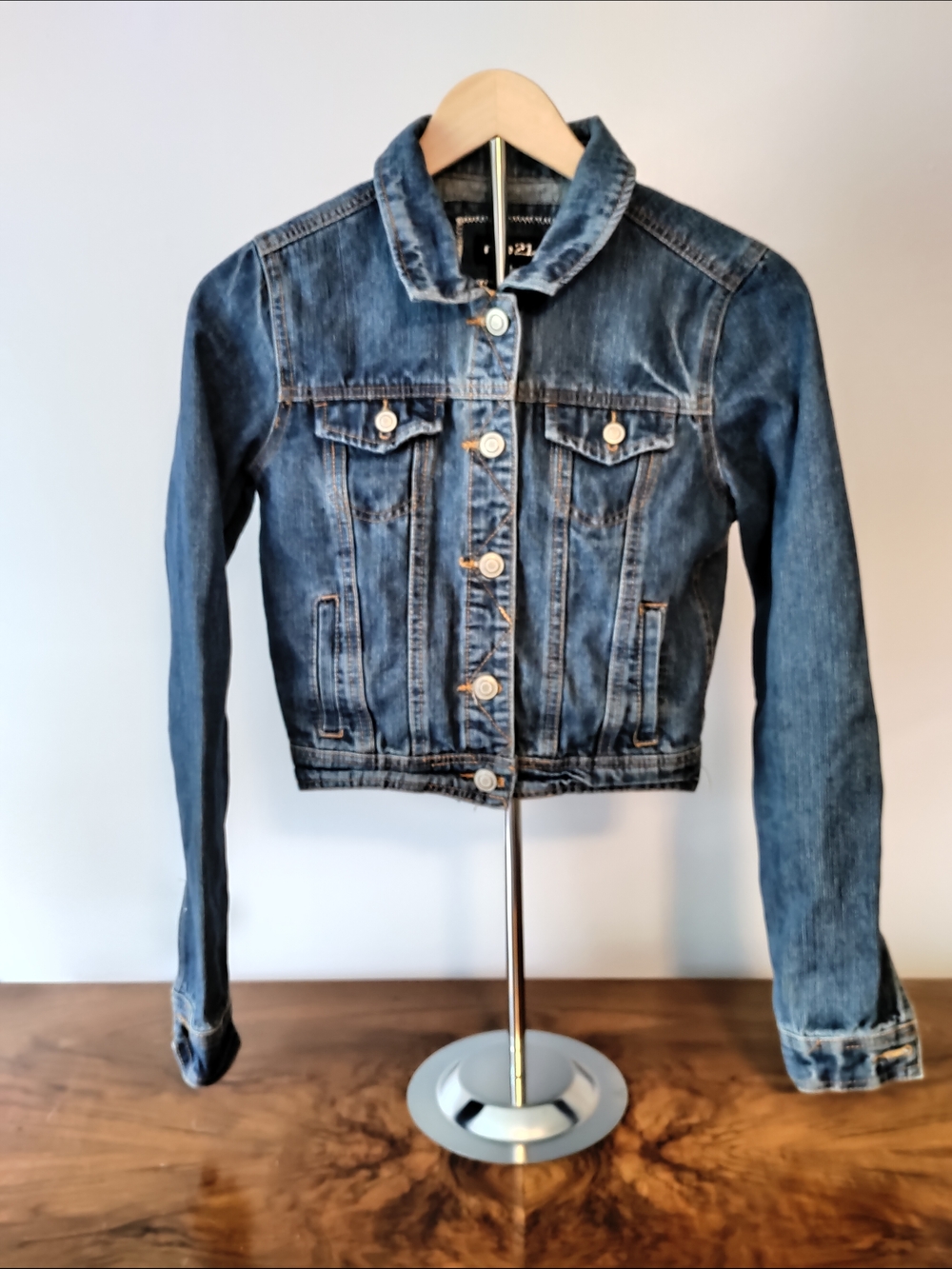 Rue21 Dark Wash Denim Jacket - Blue